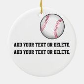 Ornement de softball - SRF (Dos)