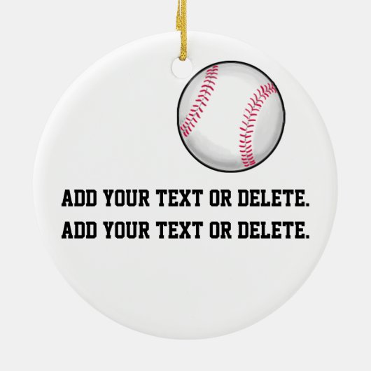 Ornement de softball - SRF (Dos)