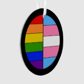 Ornement de solidarité de GLBT (devant)