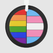 Ornement de solidarité de GLBT (dos)