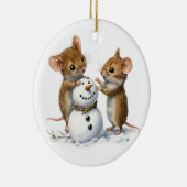 Ornement de souris d'hiver (Droite)