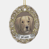 ornement de souvenir affectueux de Golden Retrieve (Droite)