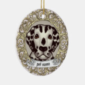 Ornement de souvenir aimant dalmatien (Droite)