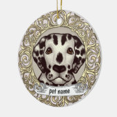 ornement de souvenir aimant le dalmatien (Gauche)