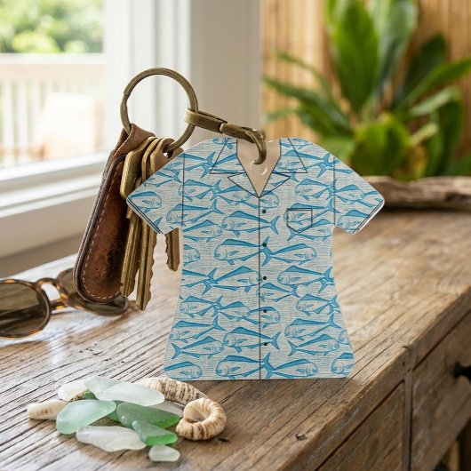 Ornement de souvenir de chemise aloha Mahi Mahi