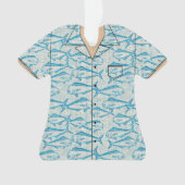 Ornement de souvenir de chemise aloha Mahi Mahi (devant)