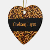 Ornement de souvenir de motif de guépard (Gauche)