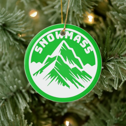 Ornement de souvenir de Ski Snowmass (Arbre)