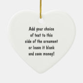 Ornement de souvenir du coeur trois d'amitié (Dos)