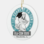 Ornement de souvenir KACON 2026 (Gauche)