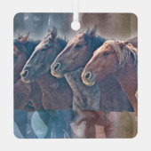 Ornement de Stampede de Cheval sauvage (Verso)