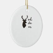 Ornement de style graphique moderne Oh Deer (Droite)