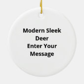 Ornement de style graphique moderne Oh Deer (Dos)