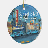 Ornement de Sunset Blvd Los Angeles (Gauche)