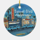 Ornement de Sunset Blvd Los Angeles (Dos)