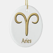 Ornement de symbole d'or de Bélier (Droite)
