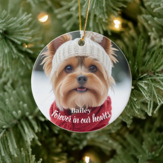 Ornement de sympathie avec photo de compagnie pers (Arbre)