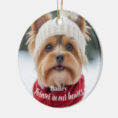 Ornement de sympathie avec photo de compagnie pers (Gauche)