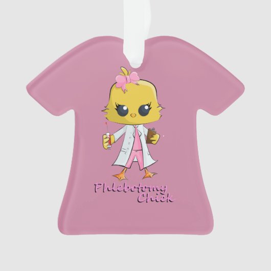 ornement de T-shirt de phlebotomy (devant)