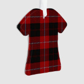 Ornement de T-shirt de tartan de Cunningham (devant)