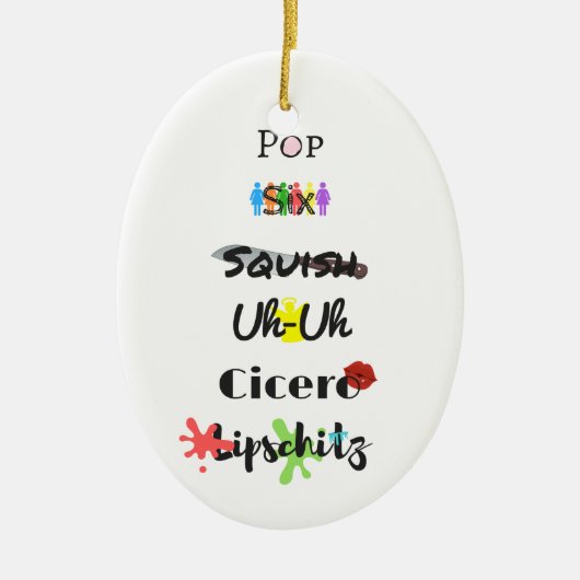 Ornement de tango à bloc cellulaire (Devant)