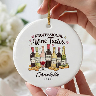 Ornement de Tasteur de Vin Professionnel