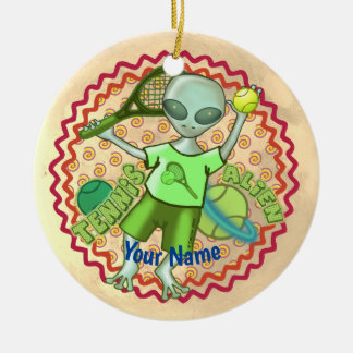 Ornement de tennis Alien