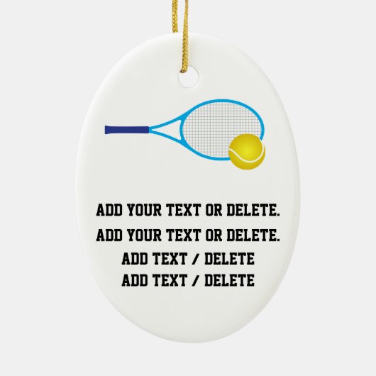 Ornement de tennis - SRF (Dos)