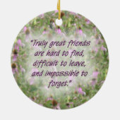 Ornement de Tervuren Freidnship de Belge (Dos)