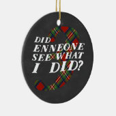 Ornement de thème de Noël d'Enneagram 3 (Droite)