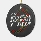 Ornement de thème de Noël d'Enneagram 3 (Gauche)