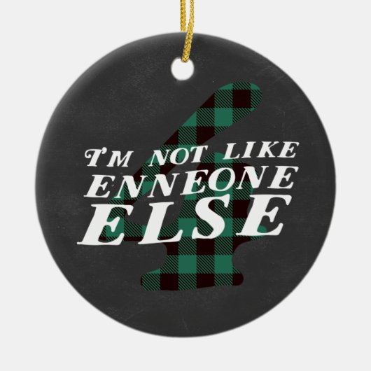 Ornement de thème de Noël d'Enneagram 4 (Devant)