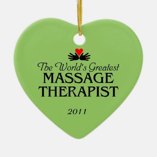 Ornement de thérapeute de massage (Devant)