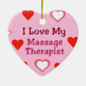 Ornement de thérapeute de massage d'amour (Dos)