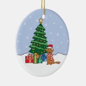 Ornement de tintement de chien d'arrêt de canard (Droite)