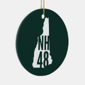 Ornement de titres de bas de page du New Hampshire (Droite)