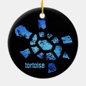 Ornement de tortue de l'eau bleue (Dos)