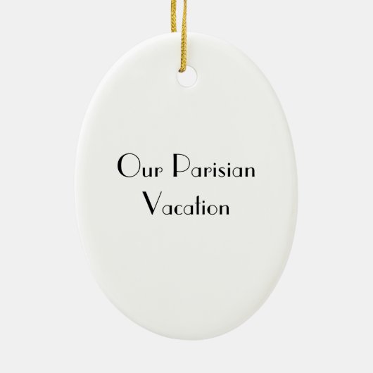 Ornement de Tour Eiffel (Dos)