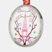 Ornement de Tour Eiffel au printemps (Gauche)