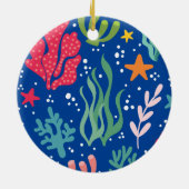 Ornement de traîneau à requin père Noël (Dos)