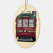 Ornement de tram de Noël (Gauche)