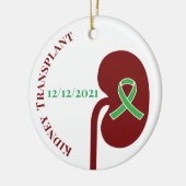 Ornement de transplantation de rein personnalisabl (Gauche)