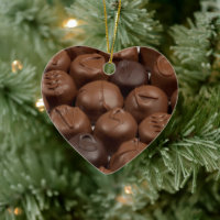 Ornement de truffes de chocolat