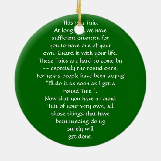 Ornement de Tuit (Dos)