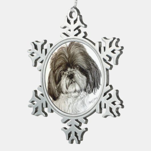 Ornement de tzu de Shih par Carol Zeock (Vue impression)