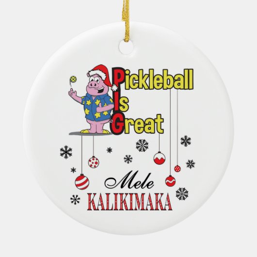 Ornement de vacances (Dos)