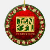 Ornement de vacances d'Art Gargoyle Living de TEN3 (Dos)