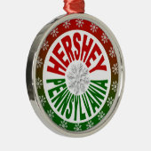 Ornement de vacances de Hershey Pennsylvanie (Droite)