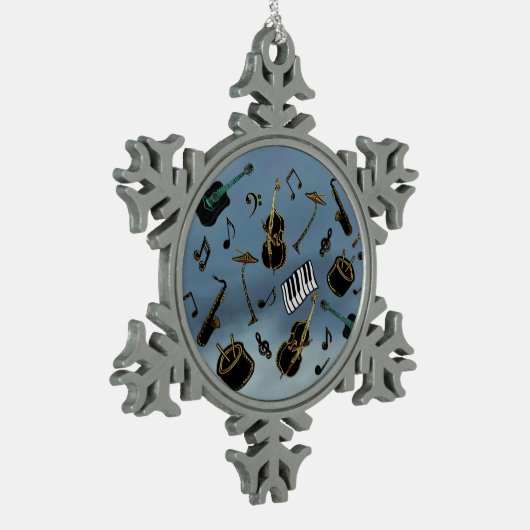 Ornement de vacances de jazz-band (Gauche)