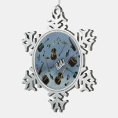 Ornement de vacances de jazz-band (Vue impression)